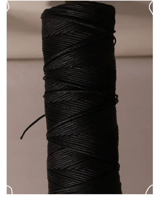 3mm Black UV Stabilized HDPE braided Rope/cord(1 Kg)