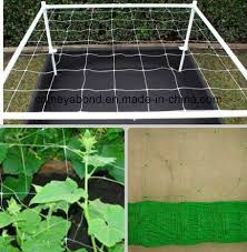 PURESPROUT.IN- 4"EXTRUDED PLANT SUPPORT NET (2.0MX100M) white