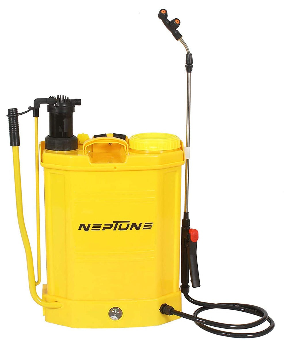 Puresprout.in-Neptune Bs-21 Or VN-21 2 in 1 Hand Cum Battery Operated Sprayer (16 Liter Capacity) 12 Volt x 8 Ah