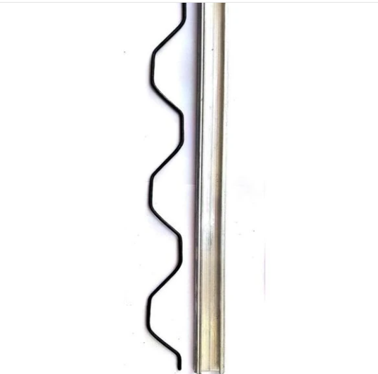 Puresprout.in-Wiggle Wire & Lock Channel/Greenhouse Film Spring Lock & U-Channel