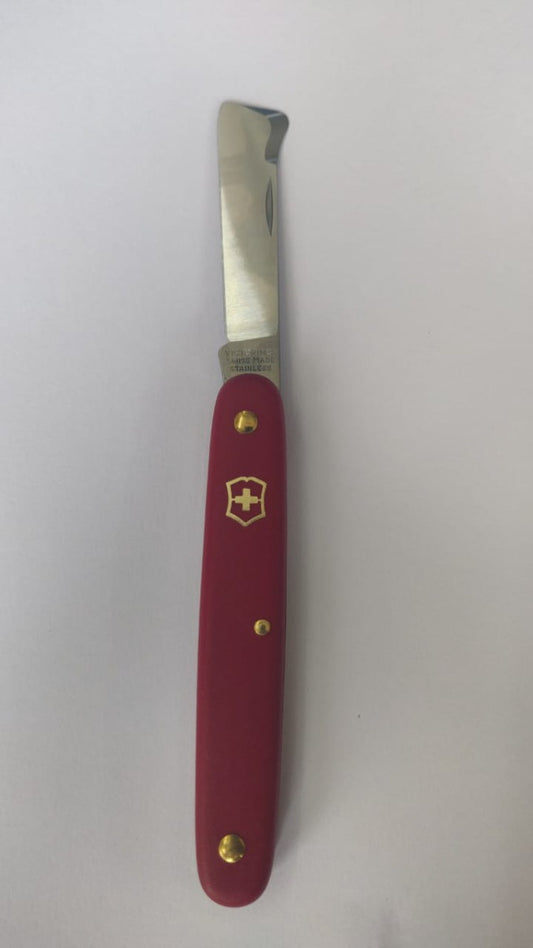 Puresprout.in-3.9020 Rose Budding Knife Pruning Knife XS red Nylon Stainless Blade(Victorinox)-Pocket tools & knife