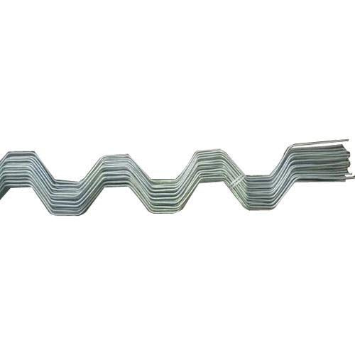 Puresprout.in-105m GI Coated Wiggle Wire Zig-Zag Rust Proof Spring Lock attachment for Greenhouse Poly house Film & Net house (Galvanized Steel)