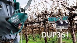 Puresprout.in-Makita Cordless Pruning Shear DUP361Z (With 4 batteries and 2charger)