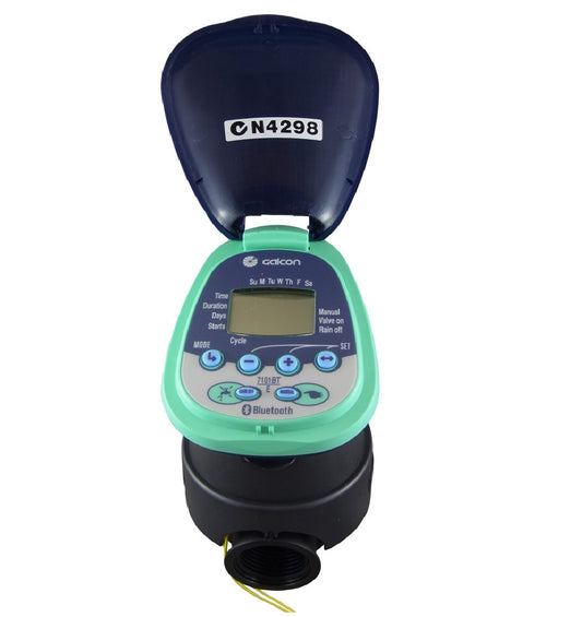Puresprout.in-Galcon 7101BT Bluetooth battery operated Cordless Gate valve contoller with inline valve-50mm