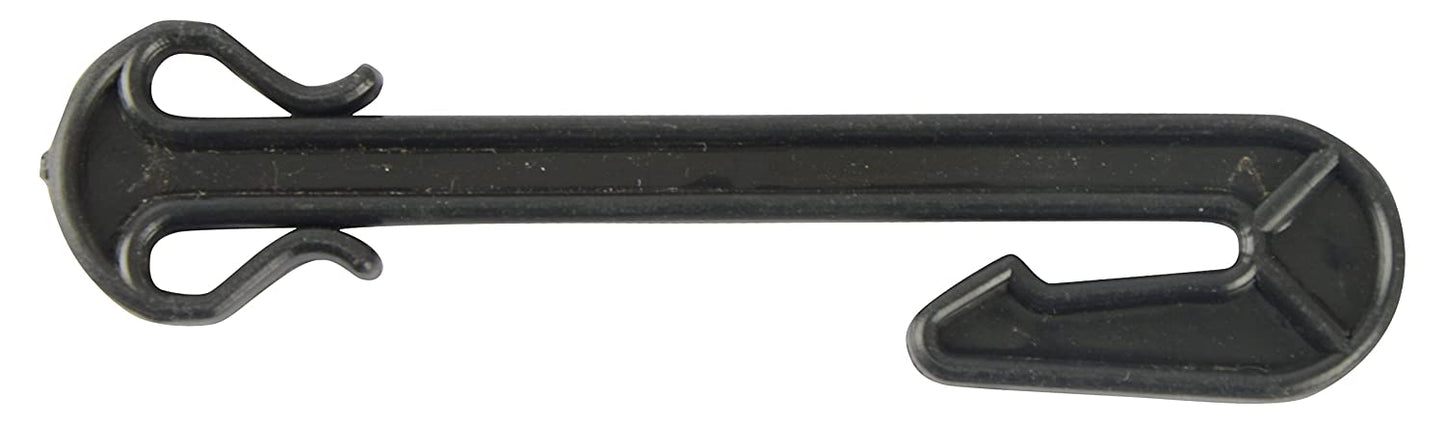 Puresprout.in-Plastic Manual Mini Trellising J-Hook (Black)-Pack of 50